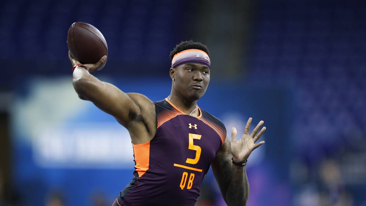 GEWINNER - WASHINGTON REDSKINS: Die Skins haben geduldig bis Pick 15 gewartet, wo ihnen ihr Wunsch-Quarterback Dwayne Haskins in die Hände fiel. Vielleicht der beste QB des Drafts mit Super-Arm
