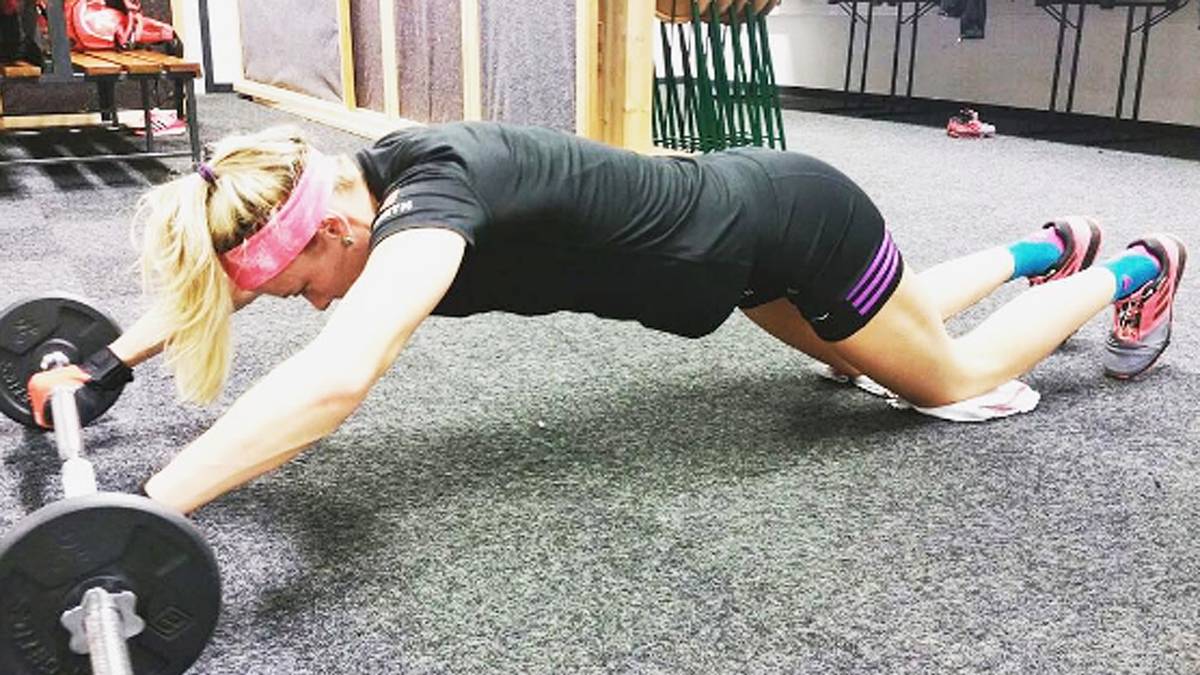 Ohne Fleiß kein Preis! Zwischen den Rennen gehört die Arbeit an den Gewichten zum täglichen Programm 