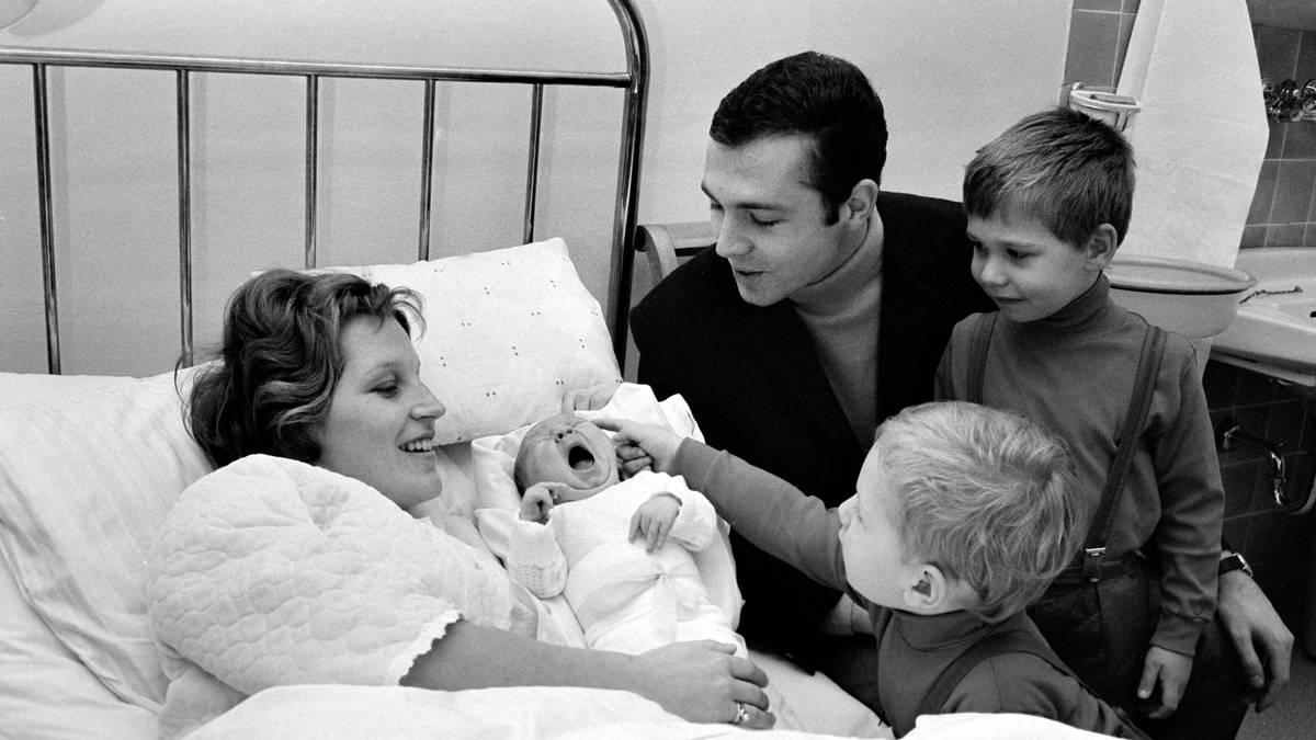 Bei Stephans Geburt zeigte sich Beckenbauer von seiner zärtlichen Seite