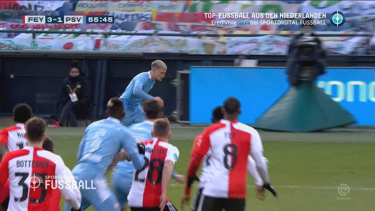Feyenoord - PSV Eindhoven (3:1): Highlights und Tore | Eredivisie