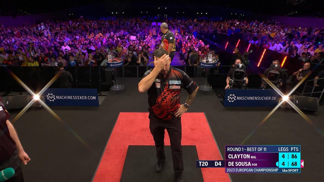 European Darts Championship: Jonny Clayton unterläuft fataler Rechenfehler