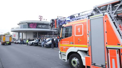 Feueralarm im Bonner Telekom Dome