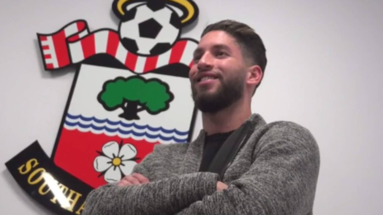 Das ist nicht Sergio Ramos, sondern Southamptons Neuzugang Mouez Hassen