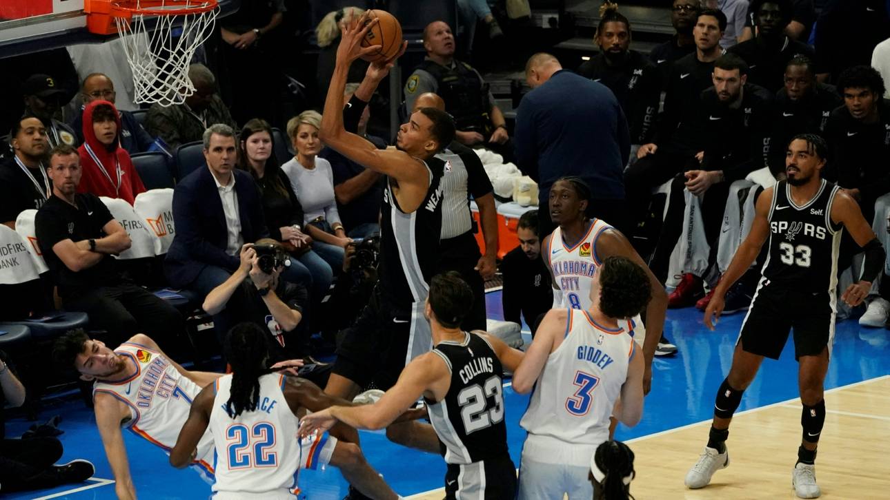 Wembanyama trumpft auf