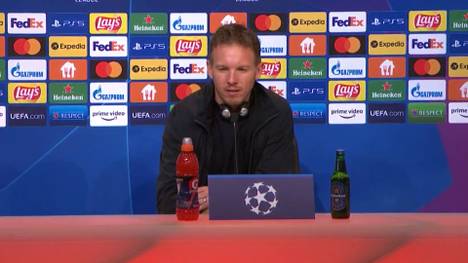 Leroy Sané ist seit Wochen in bestechender Form, auch gegen Benfica Lissabon überzeugt der Flügelflitzer. Grund genug für ein Sonderlob von Trainer Julian Nagelsmann.