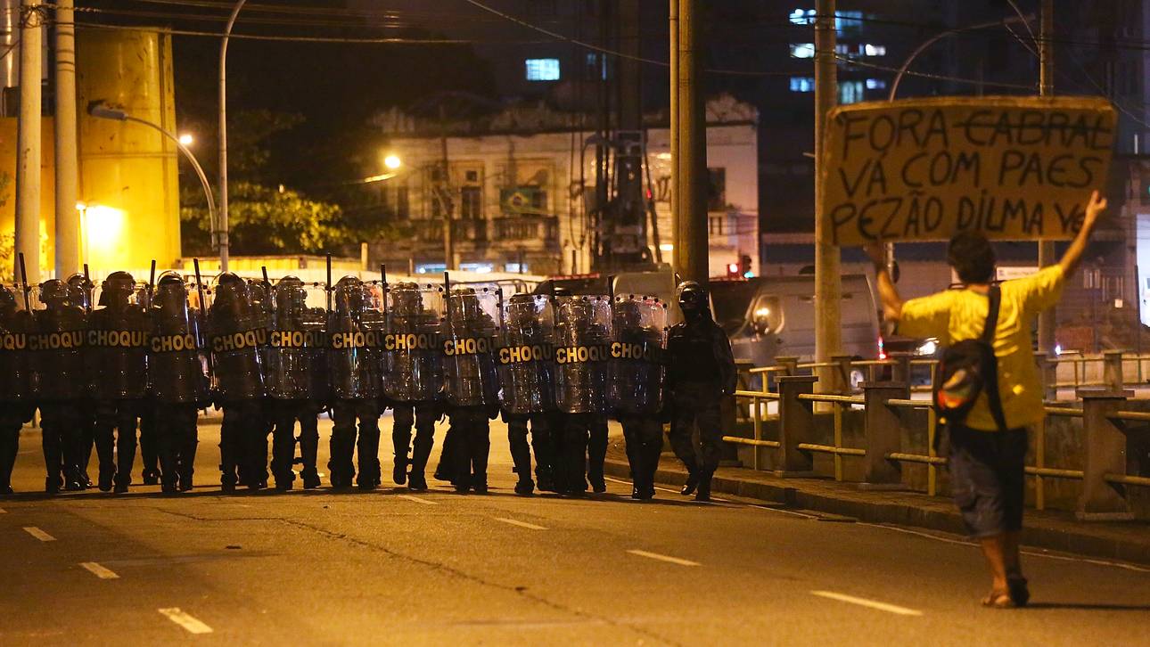 World Cup Fans Gather To Watch Matches In Rio