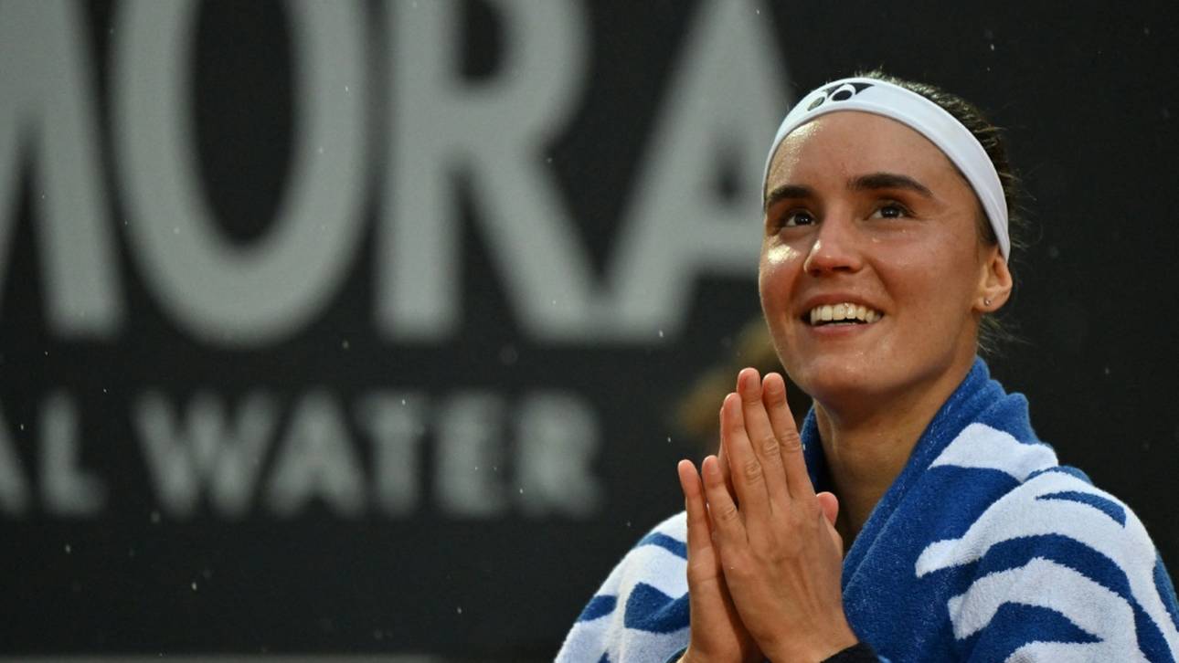 Tennis: Kalinina und Rybakina im Endspiel von Rom