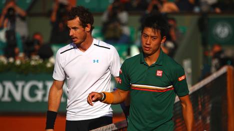 Andy Murray (l.) und Kei Nishikori verpassen die Australian Open in Melbourne verletzt