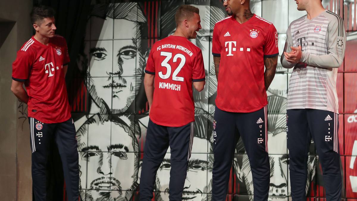 Diese sind in M-Form angeordnet: Eine Hommage an den Vereinsslogan "Mia san mia"