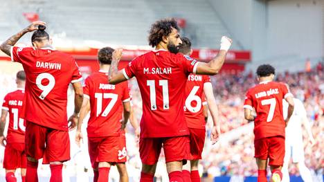 Mohamed Salah führt den FC Liverpool zum Sieg