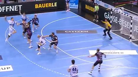Die Highlights der Partie TVB Stuttgart - ThSV Eisenach aus der Handball-Bundesliga im Video.