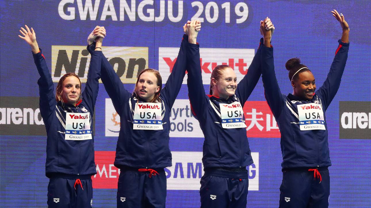 US-Lagenstaffel holt letztes Gold