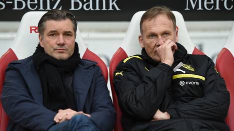 Hans-Joachim Watzke (r.) und Michael Zorc sollen Andre Villas-Boas kontaktiert haben