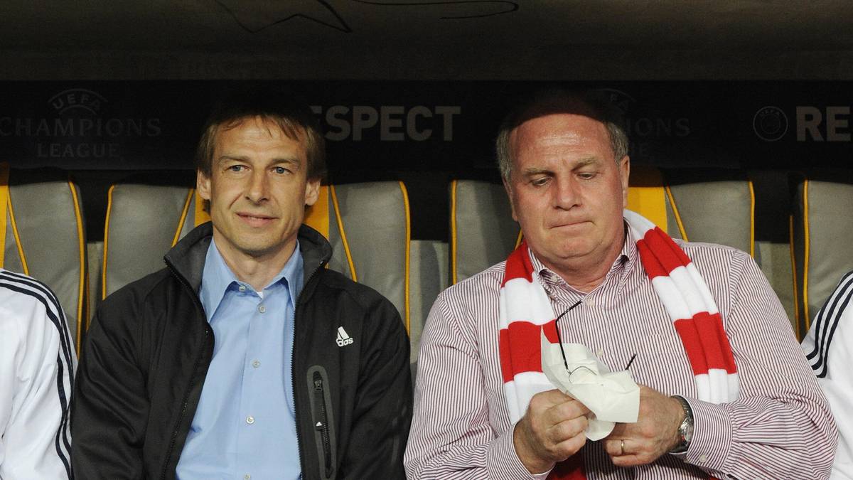 Jürgen Klinsmann (l.) und Uli Hoeneß wurden beim FC Bayern 2008 wieder Partner