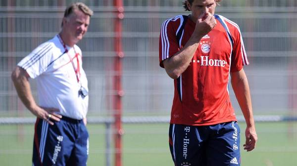 Van Gaal weinte wegen Bayern-Stürmer