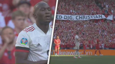 Die belgische Nationalmannschaft führt im EM-Spiel gegen Dänemark eine besondere Aktion für Christian Eriksen durch. Dafür wird die Partie unterbrochen.