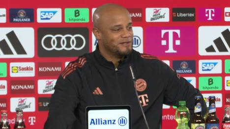 Bayern-Trainer Vincent Kompany und FCB-Sportvorstand Max Eberl äußern sich zu einem möglichen Zusammenspiel zwischen Jamal Musiala und Florian Wirtz. 