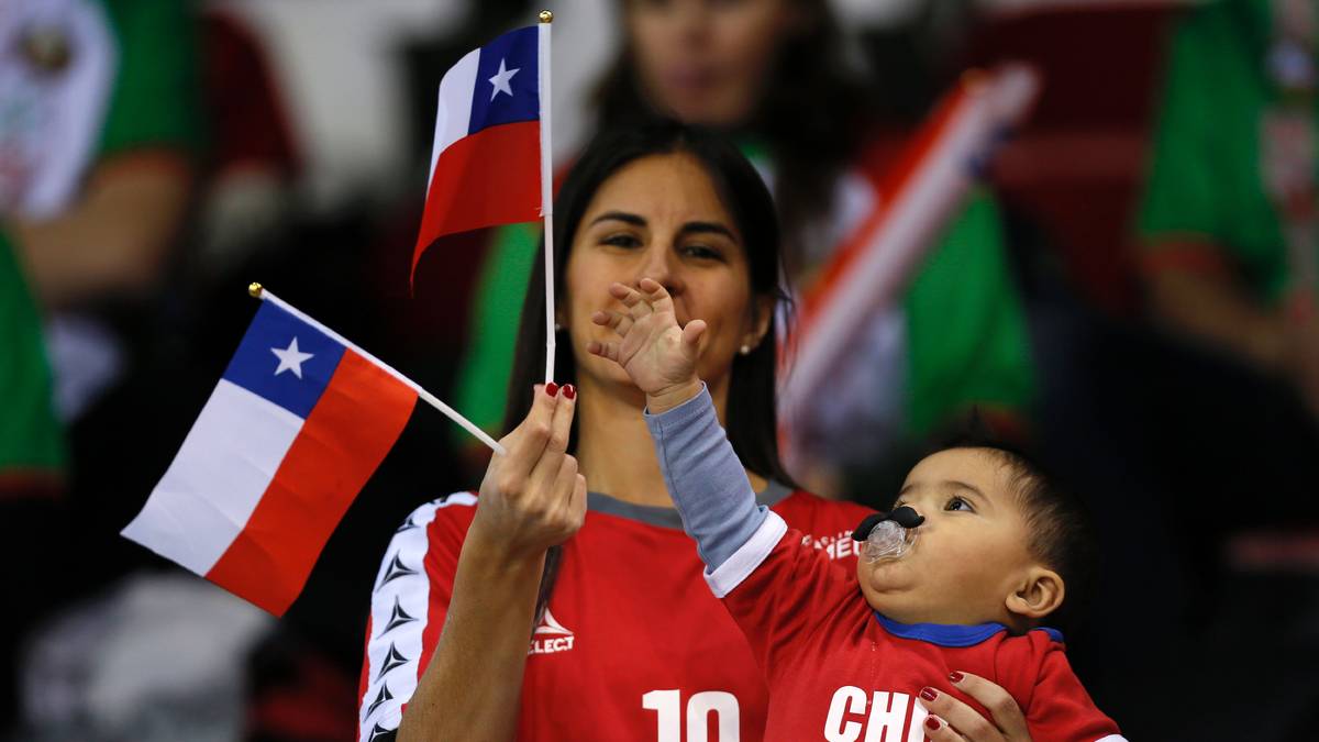 Chile gilt als Außenseiter bei der WM. Doch auch chilenische Fans haben den Weg nach Frankreich gefunden