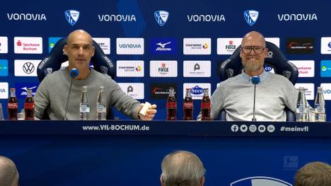 Bochum-Trainer Thomas Letsch wird nach dem 3:0-Sieg zur Leistung und Zukunft von Innenverteidiger Tim Oermann befragt. Der Coach ist nach dem Erfolg gut aufgelegt.
