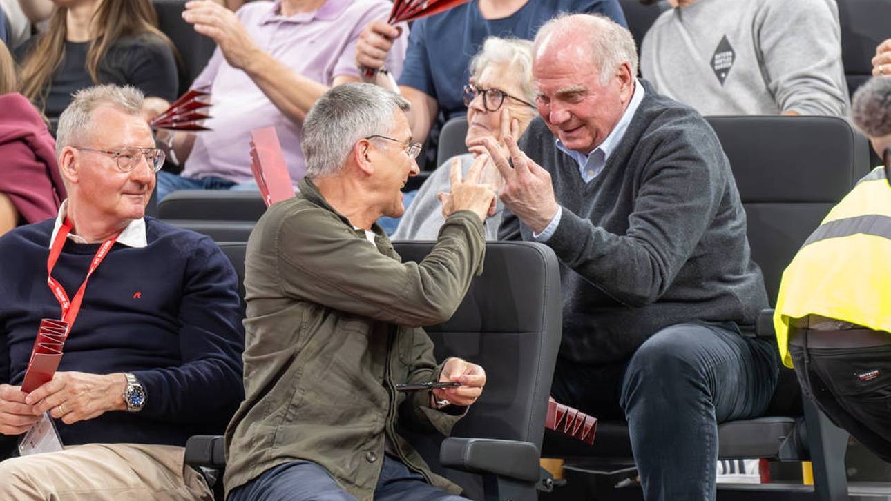 Herbert Hainer und Uli Hoeneß zeigten sich begeistert von Obst