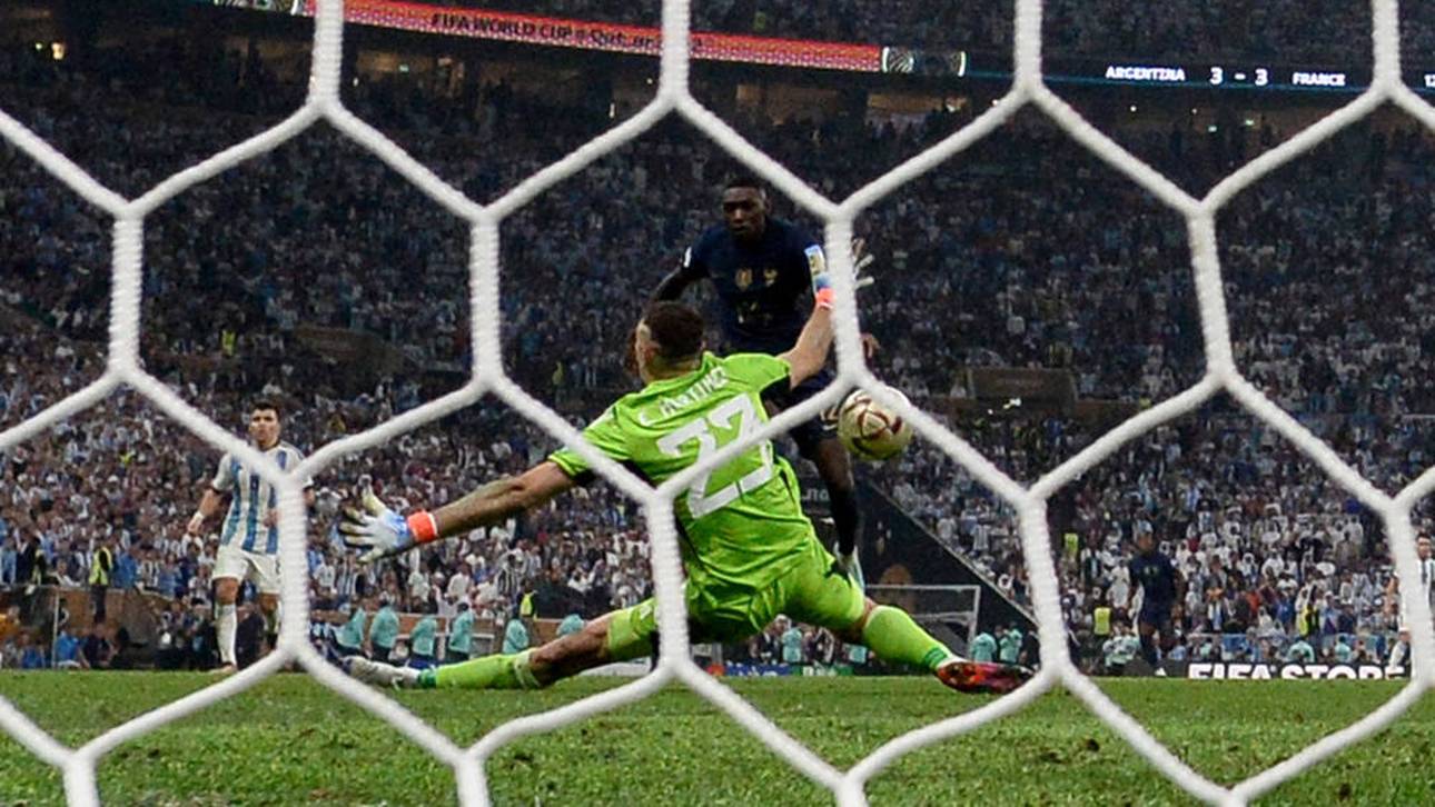 Randal Kolo Muani hatte im WM-Finale 2022 den möglichen Siegtreffer auf dem Fuß