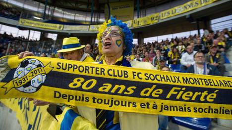 Ein Fan des FC Sochaux