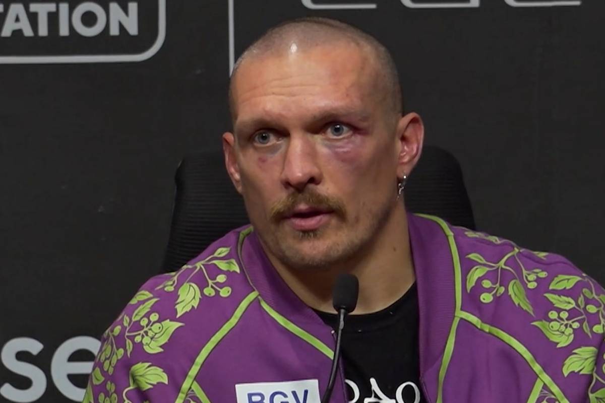 Oleksandr Usyk gewinnt auch den zweiten Kampf gegen Tyson Fury und verteidigt seine Weltmeistertitel. Auf der Pressekonferenz nach dem Fight tätigt er eine kuriose Aussage über seinen Gegner.