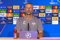 Marco Rose äußert sich auf der Pressekonferenz vor der Champions-League-Partie gegen Atlético Madrid über Neuzugang Arthur Vermeeren. Auf die Reporterfrage, ob die Atlético-Leihe denn überhaupt spielen dürfe, reagiert er verwundert. 