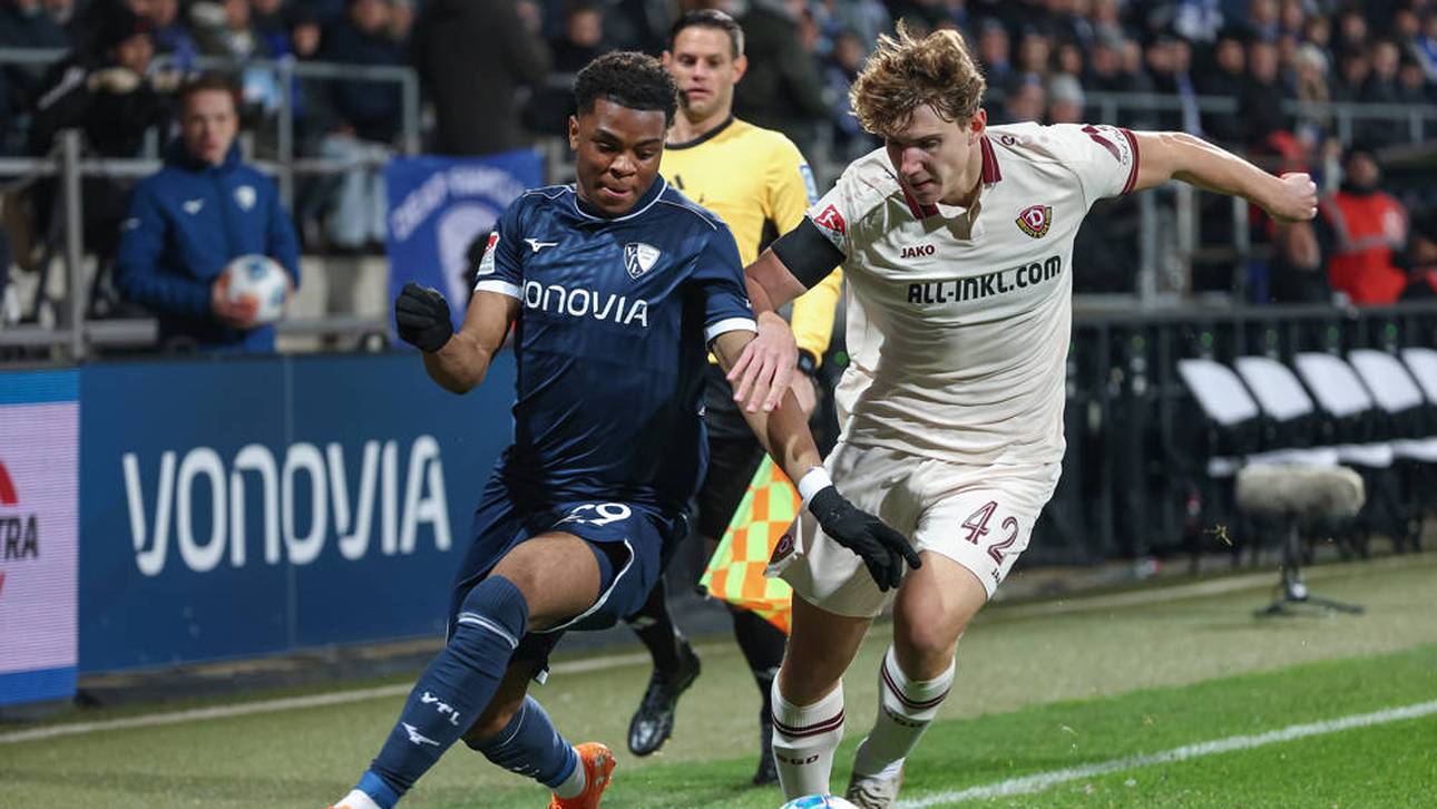 2. Liga heute: Dresden gegen Bochum