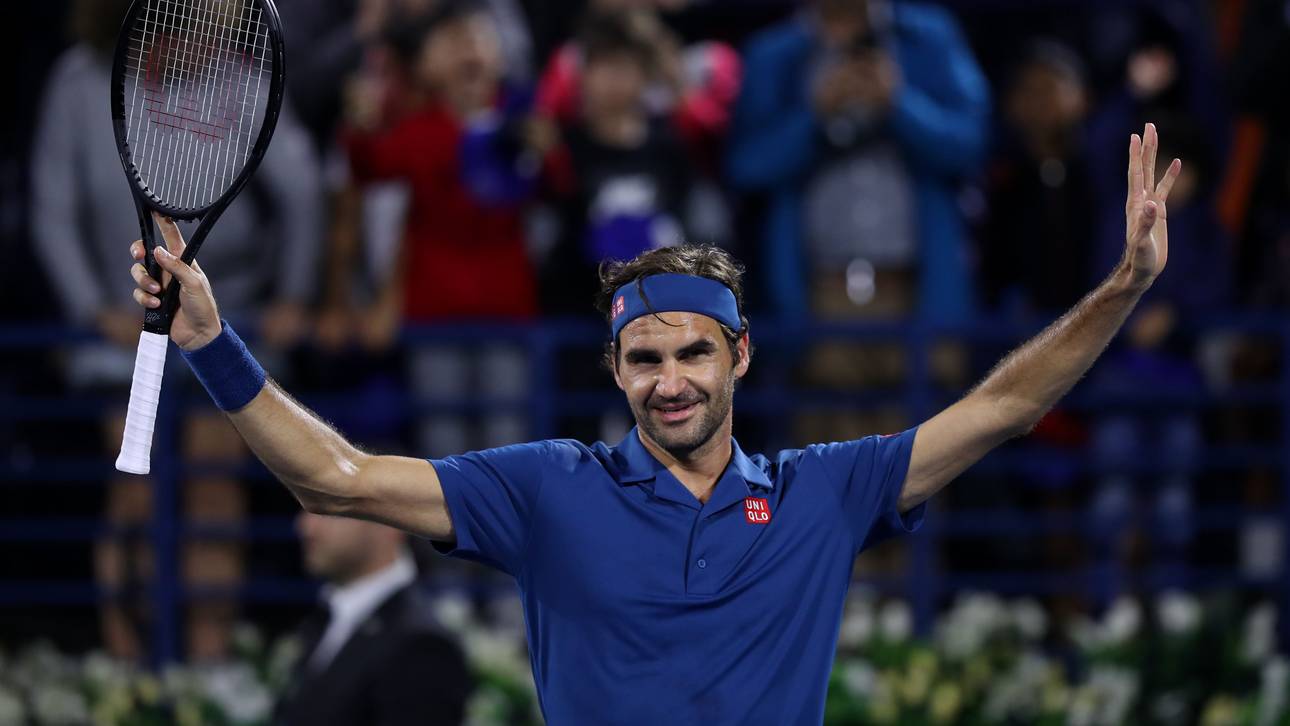 Federer im Halbfinale von Dubai