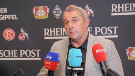 Fortuna Düsseldorfs Sportvorstand Klaus Allofs bezieht Stellung zu Gerüchten um Florian Neuhaus.