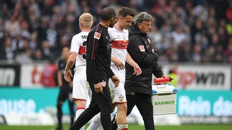 VfB Stuttgart: Christian Gentner und Gonzalo Castro fallen aus, Christian Gentner hat sich gegen Eintracht Frankfurt verletzt