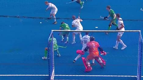In der Hockey Pro League gerät die deutsche Nationalmannschaft gegen Irland gleich zweimal in Rückstand. Dann aber nutzen die deutschen Männer die Fehler der gegnerischen Abwehr eiskalt aus.