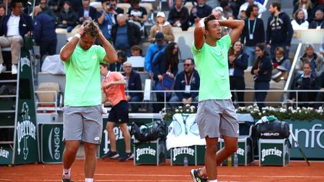 Kevin Krawietz (l.) und Andreas Mies gewannen sensationell das Doppel-Turnier bei den French Open