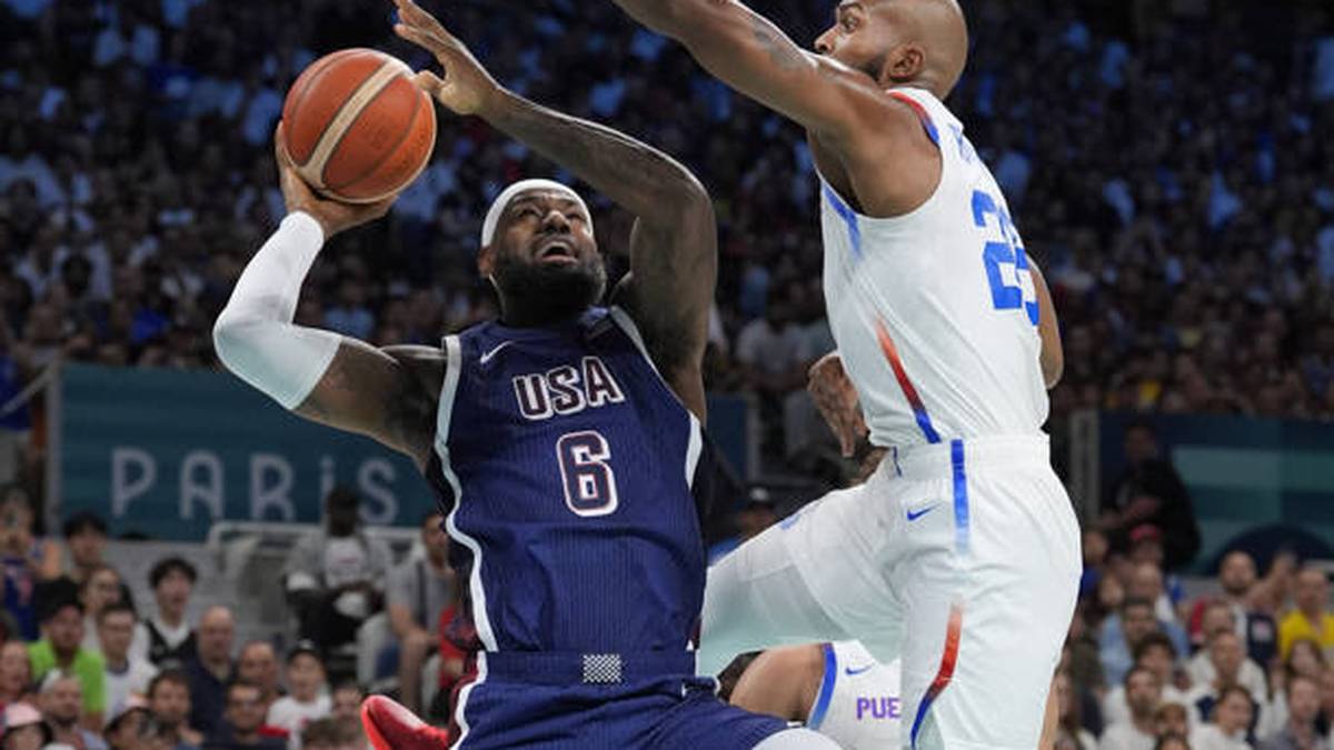 LeBron James gewann mit den USA locker gegen Puerto Rico