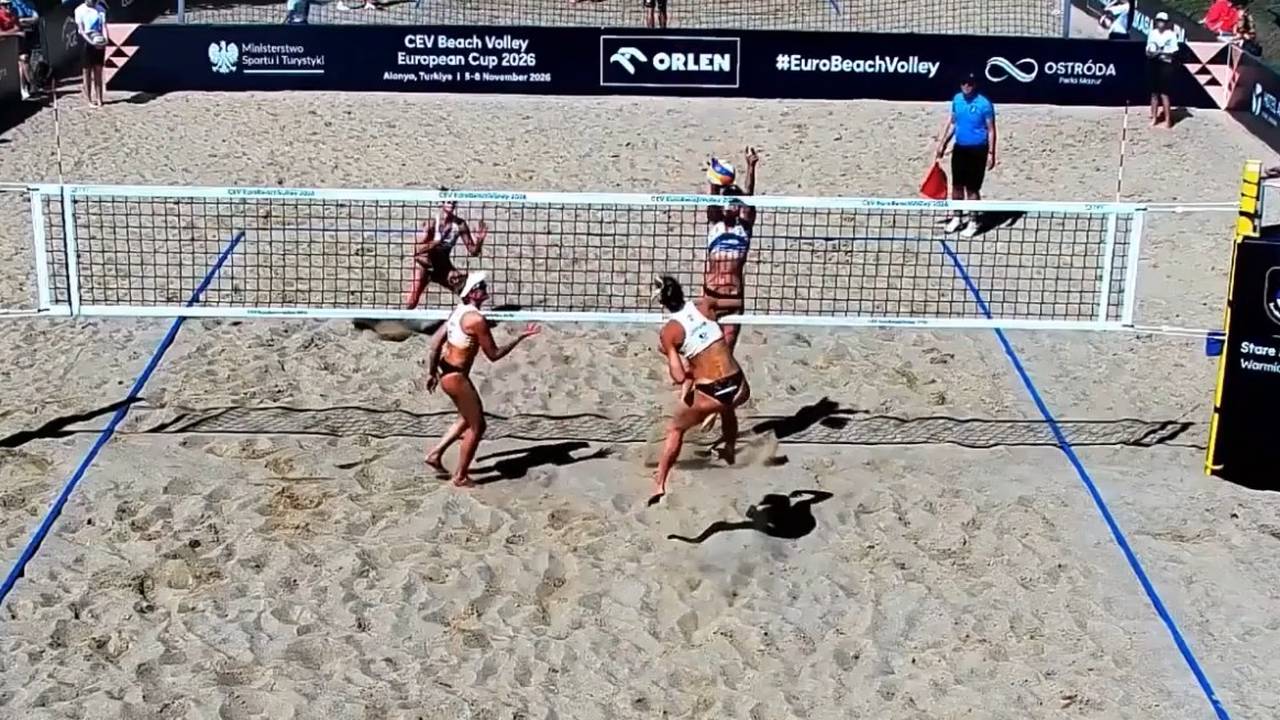 Drei-Satz-Krimi im deutschen Duell | Beachvolleyball-EM