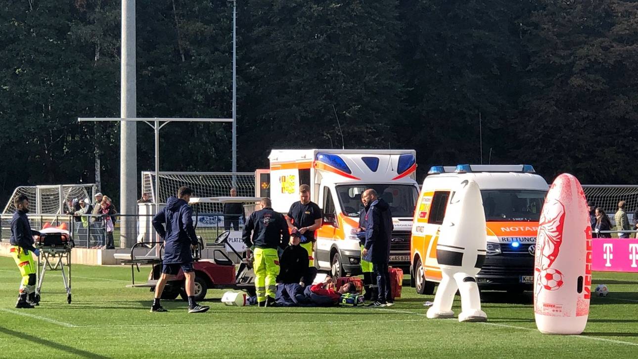 Philipp Pentke wurde von einem Notarzt behandelt