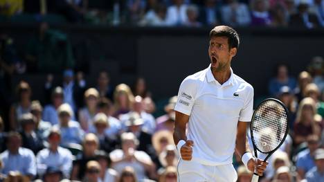 Novak Djokovic steht im Finale von Wimbledon
