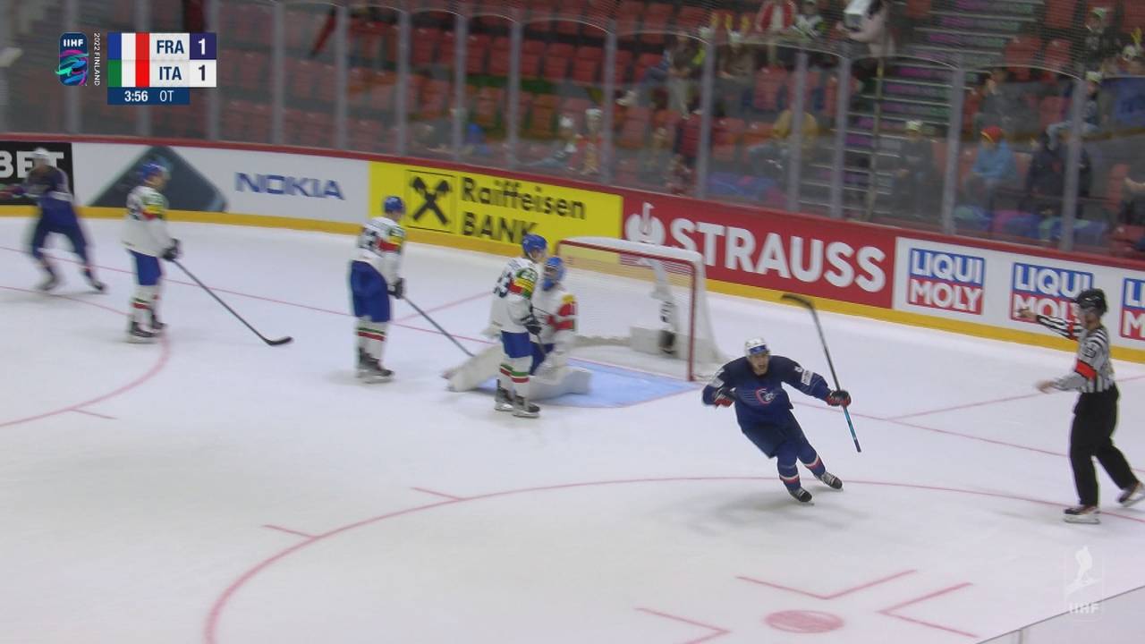 Eishockey-WM: Frankreich besiegt Italien mit 2:1