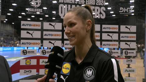 Xenia Smits kann bei der EM-Quali nicht mitspielen, hofft aber auf ein konsequentes Spiel ihrer Kolleginnen. 