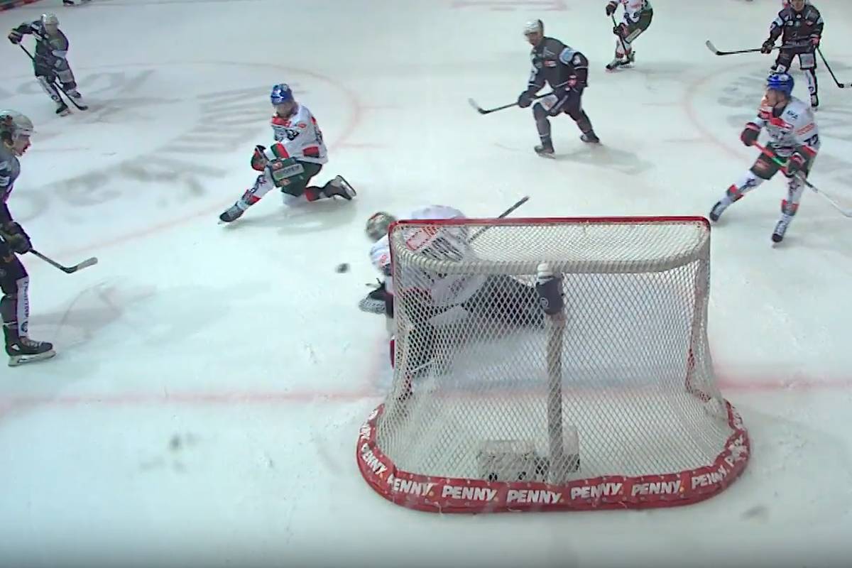 Die Augsburger Panthers schaffen mit einem Auswärtssieg in Iserlohn den Klassenerhalt in der DEL. 