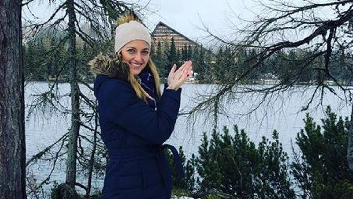 Schnee statt Strand heißt es indes bei Petra Kvitova