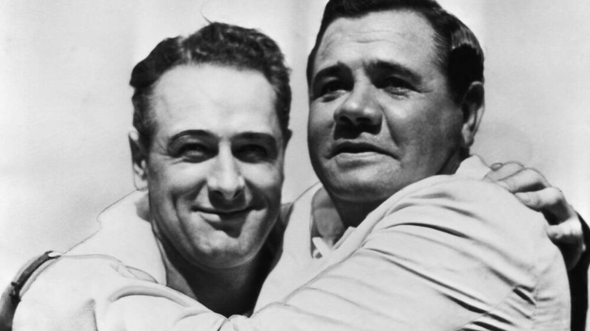 Lou Gehrig und Babe Ruth versöhnten sich nach Gehrigs ALS-Diagnose