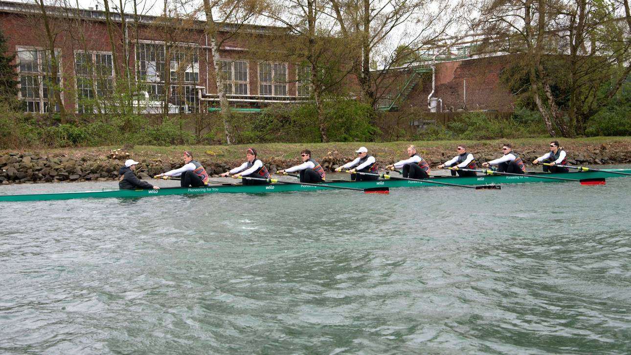 Achter erwischt schwierigen Vorlauf