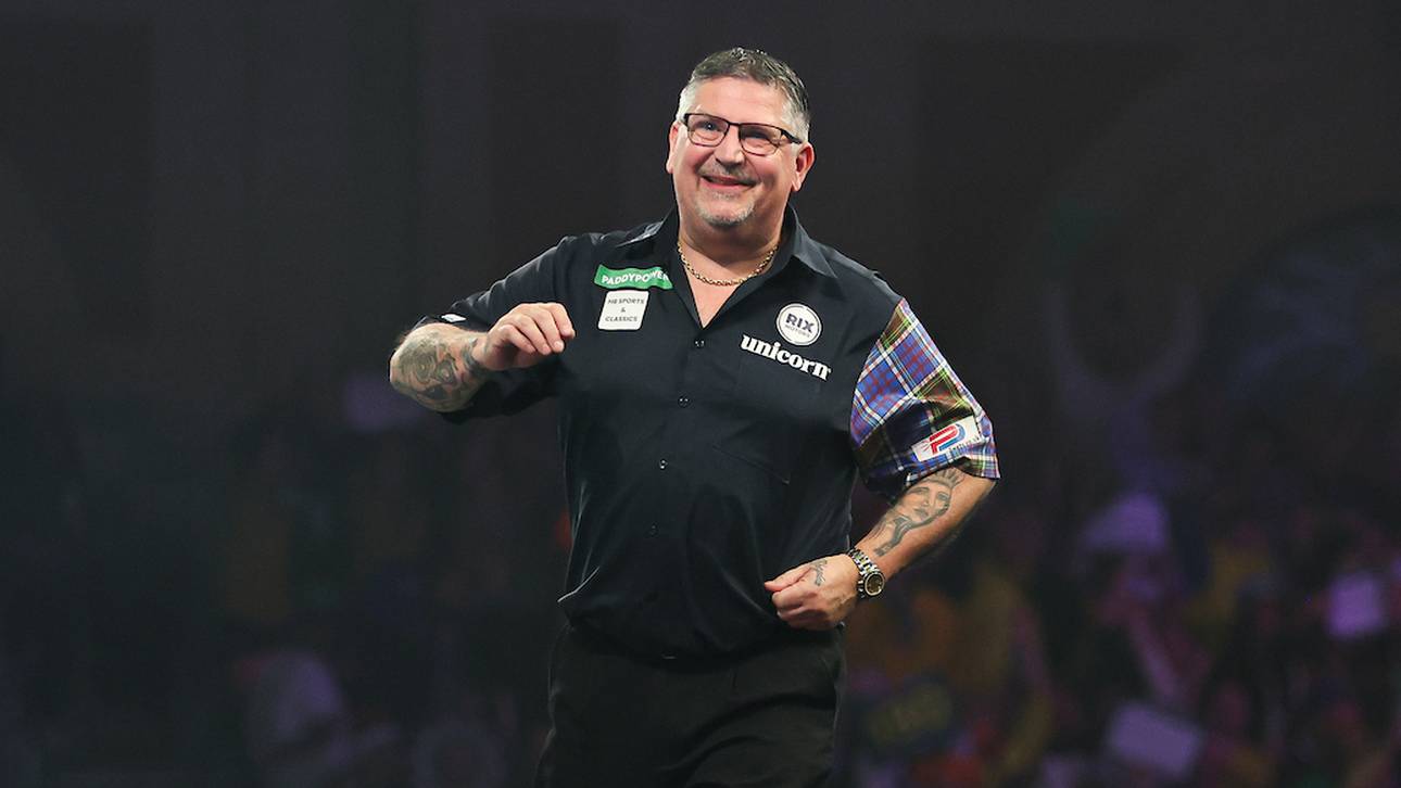 Gary Anderson trifft bei der Darts-WM im Halbfinale auf Gian van Veen