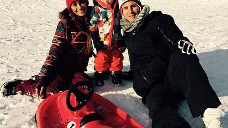 Kurztrip in den Schnee: Lionel Messi verbrachte einen ereignisreichen Tag mit seiner Familie.
