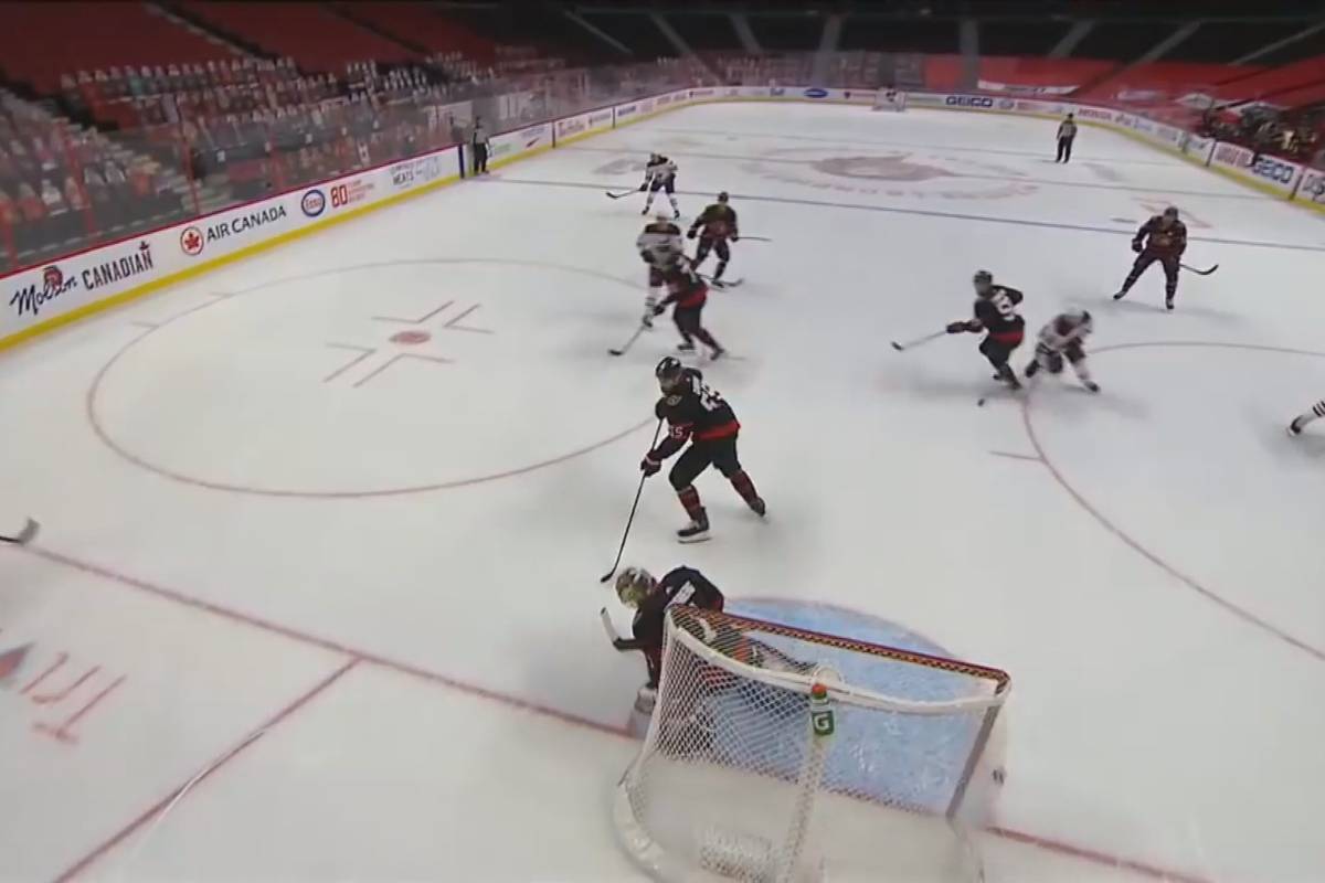 Leon Draisaitl mit einem Gala-Auftritt gegen die Ottawa-Senators. Der MVP der vergangenen Saison glänzt mit drei Toren - eines davon aus unglaublichem Winkel.