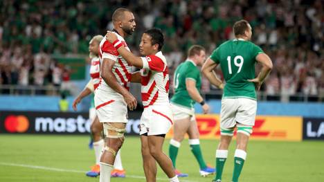 Japan hat Irland bei der Rugby-WM geschlagen