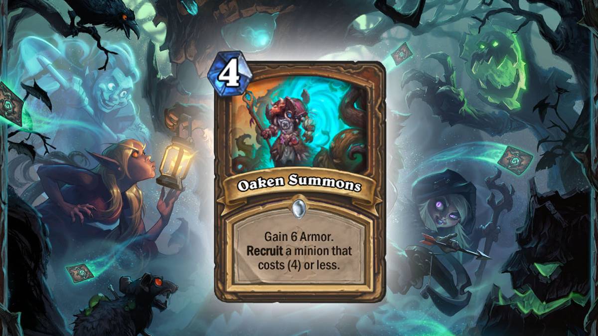 Am Scheideweg (Branching Paths) - Wählt zweimal: Zieht eine Karte; verleiht Euren Dienern +1 Angriff; erhaltet 6 Rüstung. Diese Karte wird zweimal im Deck gespielt