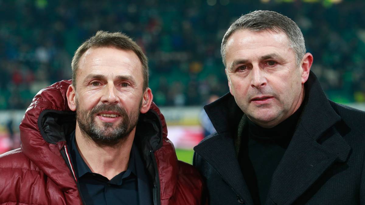 KLAUS und THOMAS ALLOFS: Klaus (r.) und Thomas (l.) Allofs gehören mit insgesamt 325 Toren zu den erfolgreichsten Brüderduos. Klaus stand für Werder Bremen, den 1. FC Köln und Fortuna Düsseldorf auf dem Platz, während Thomas für Düsseldorf, Köln und den 1. FC Kaiserslautern traf